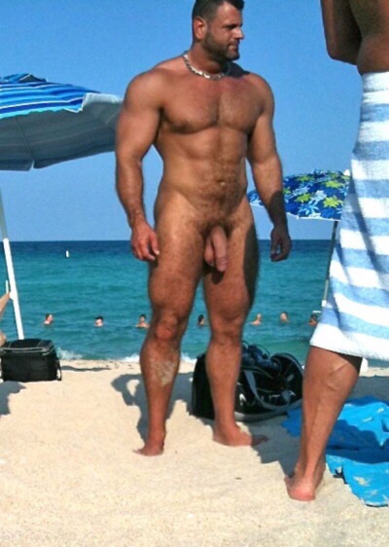 Dick nude beach hung men