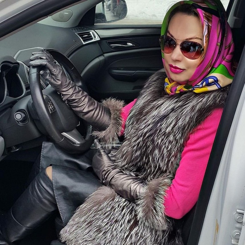 Платок с шубой