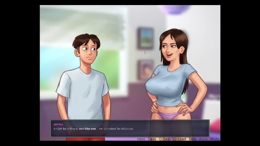 Fucking my sister Summertime Saga на русском языке