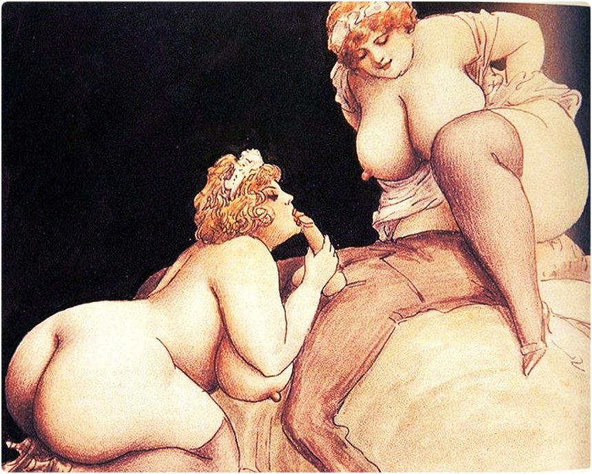 Рисунки голые толстые женщины