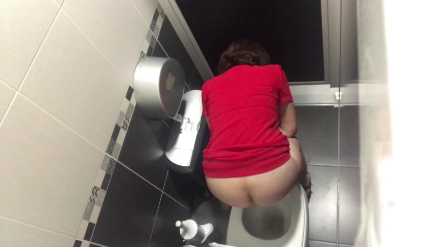 Gas Station Toilet voyeur XXI (Stuck up milf)