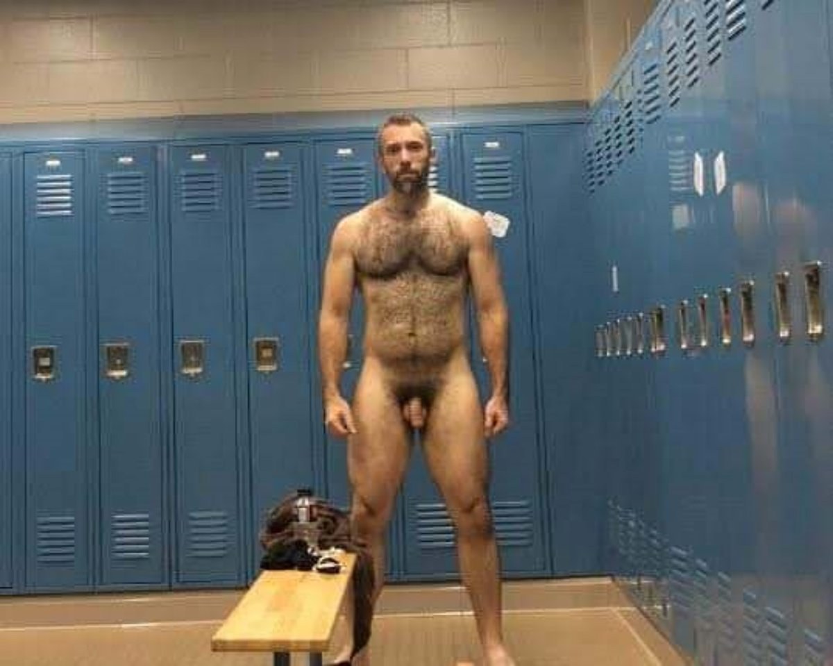 Mens locker room nude