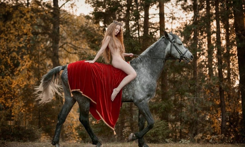 Леди Годива фотосессия