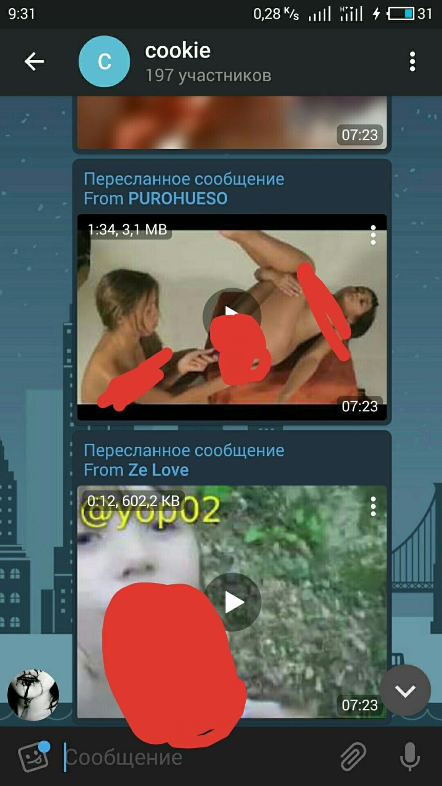 Эротические каналы в телеграме