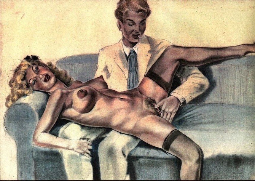 Эротические ретро комиксы