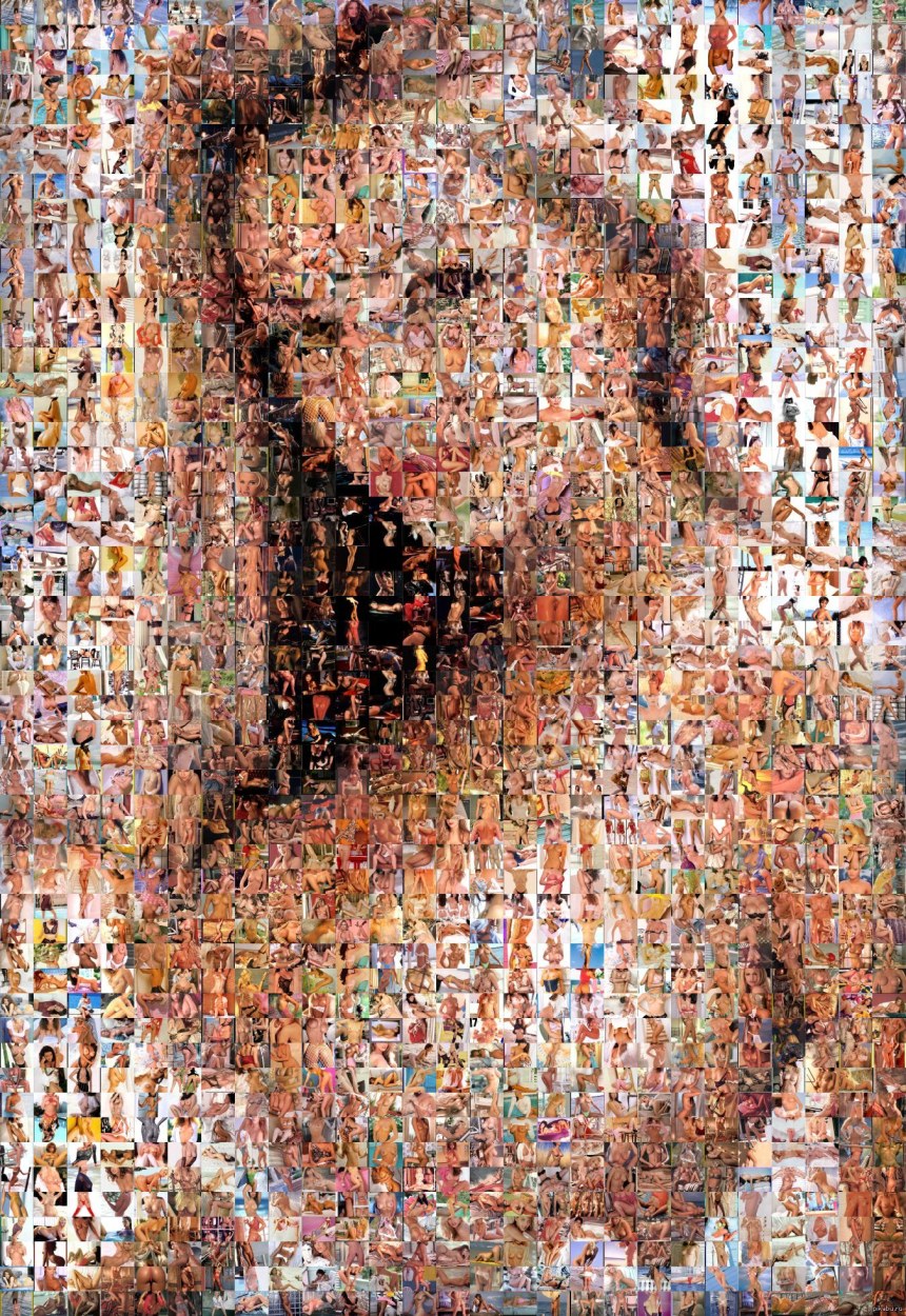 Картина из множества фотографий