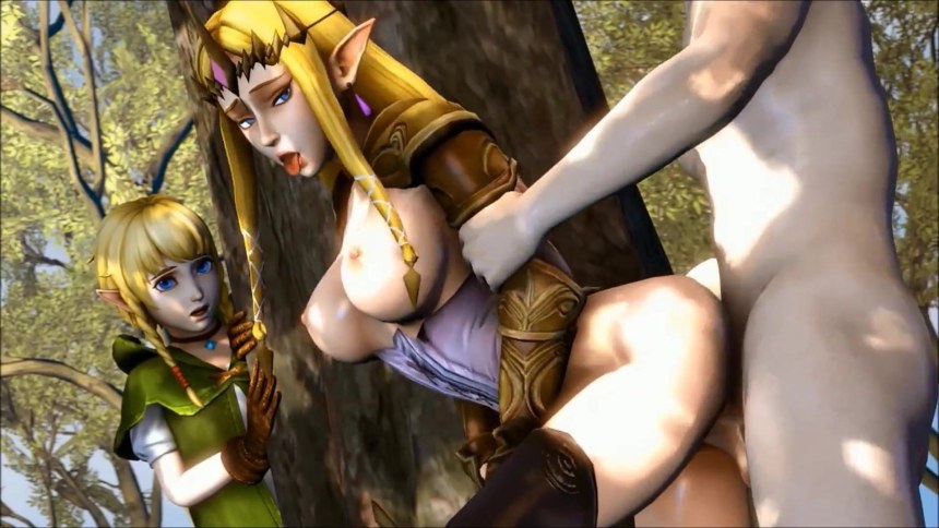 The Legend of Zelda Зельда хентай 3d