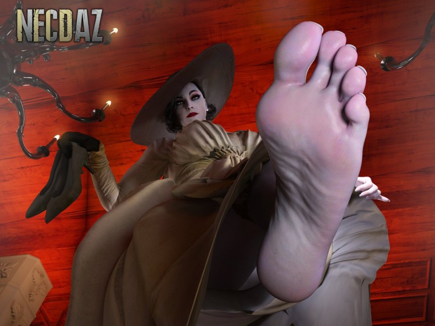 Димитреску леди Resident Evil feet
