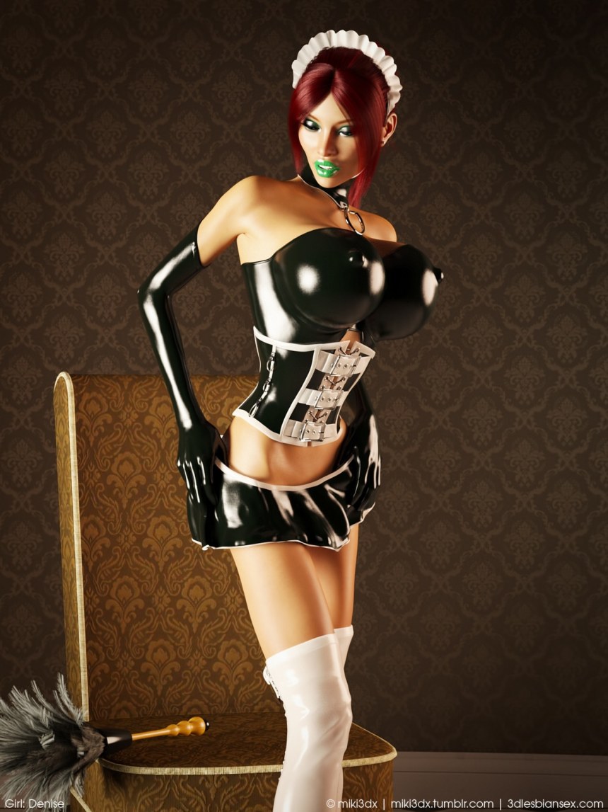 3dx - miki3dx, Denise Cosplay голышом