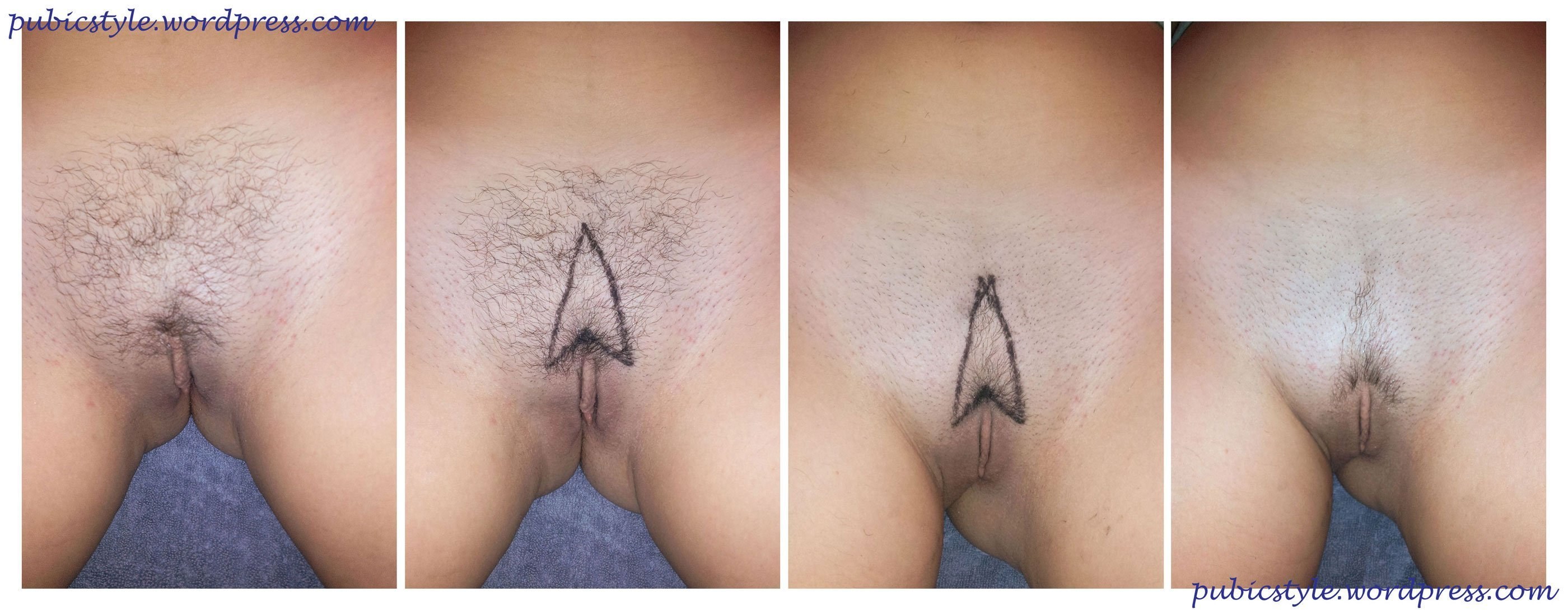 Shaving pubic hair porn