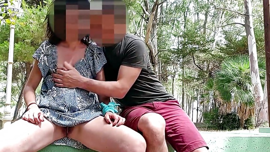 Masturbation caught stranger