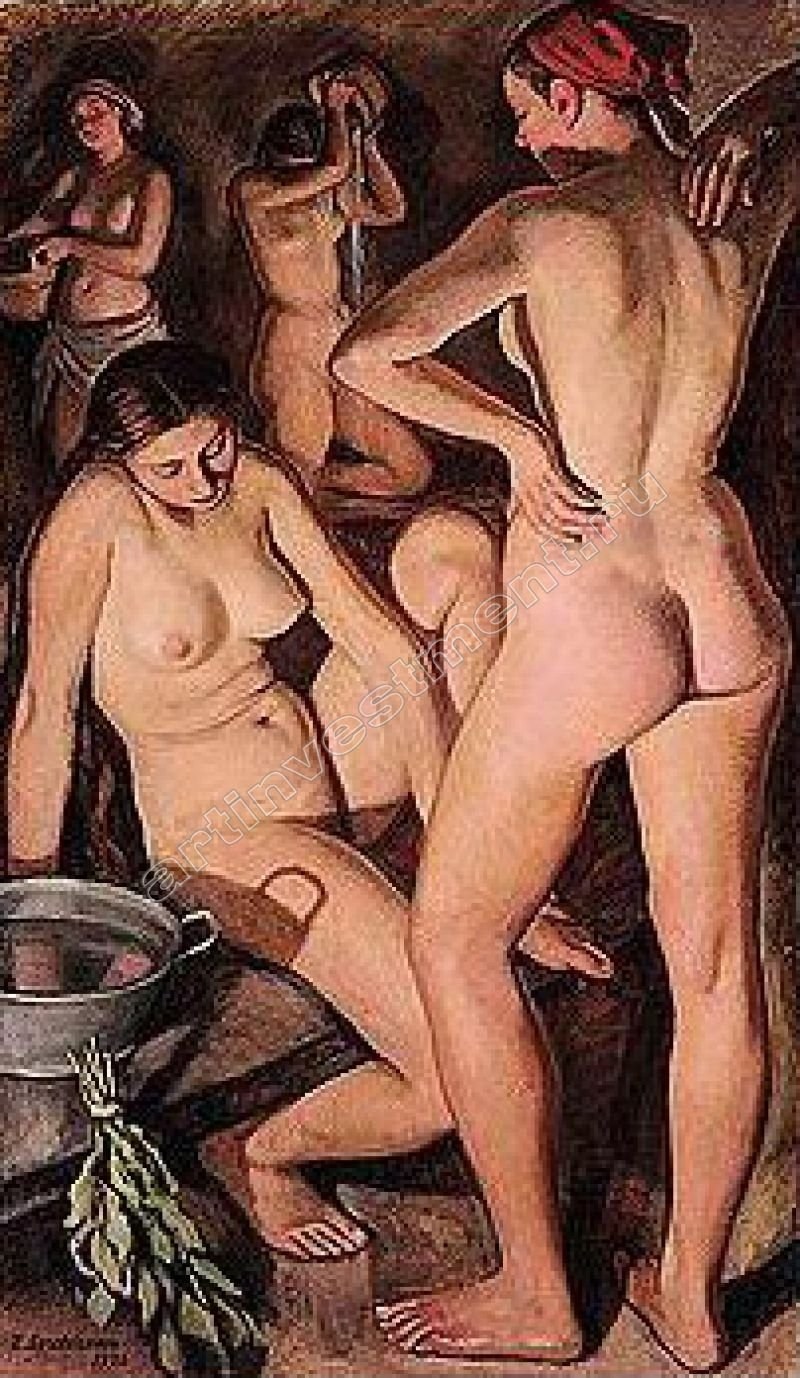 Зинаида Серебрякова баня 1926