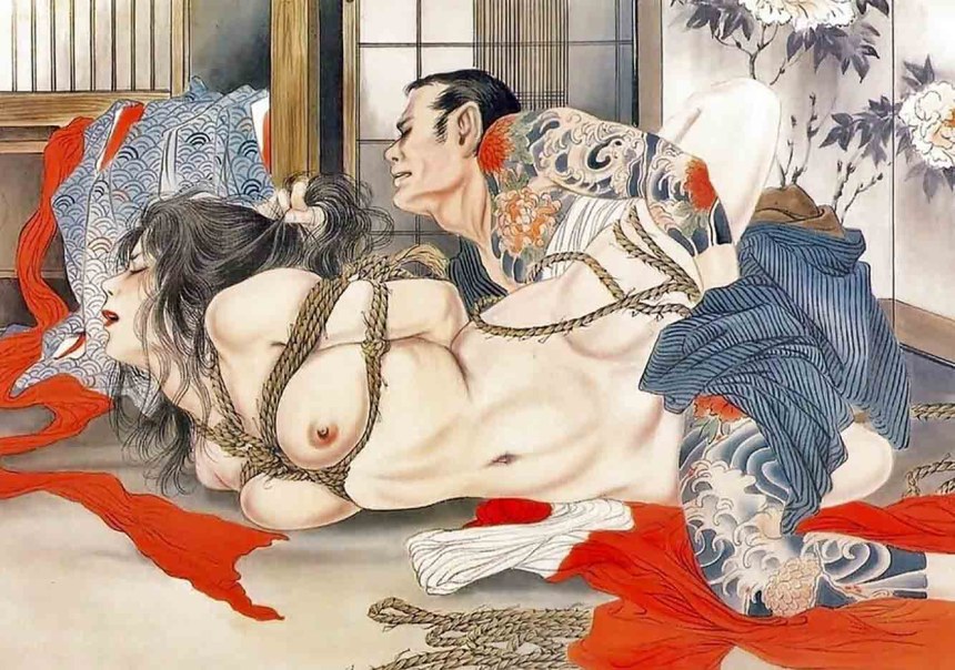 Ozuma Kaname 2 женщины шибари